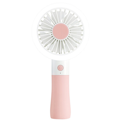 

TOMNEW Portable Multifunction Mini Fan USB Rechargeable Table Hanheld Small Fan LED Fill Light For Beauty or Read Indoor Outdoor