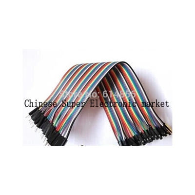 

400PCS 10x40pcs in Row Dupont Cable 20cm 2.54mm 1pin 1p-1p Female to Male jumper wire wolesale