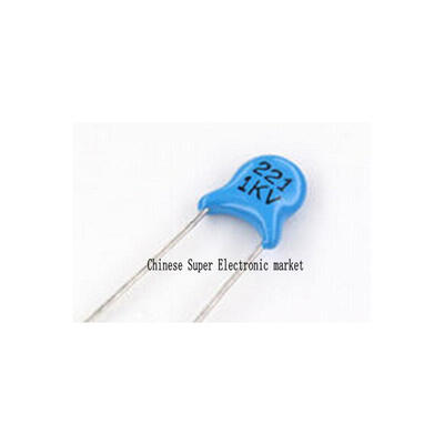 

100PCS ceramic capacitors 221 1KV 1KV221 1000V 220PF