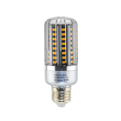 

LED bulbs light AC220V 110V High Quality 15W Warm White Led Ultra High luminous 5736 SMD E27 Chandelier led Corn lamp 360
