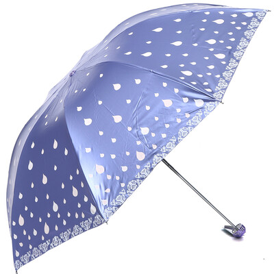 

Paradise umbrella water color change UPF50 polyester color plastic 30 sun umbrella umbrella 3181E purple