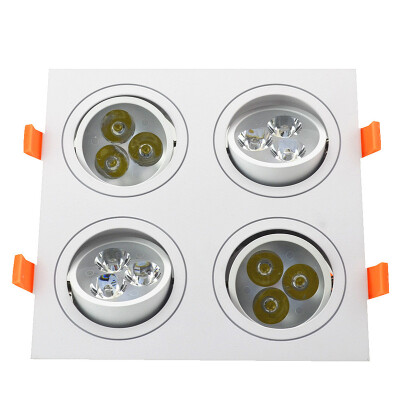 

LED Dimmable lights LED downlight lamp 12W Warm White 110V 220V dimmer Recessed LED Spot light