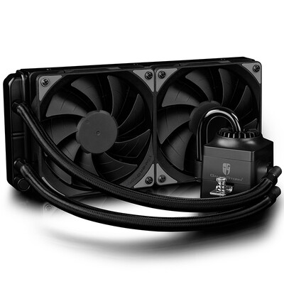 

Kyushu Fengshen DEEPCOOL Captain 240RGB Overseas Edition Integrated CPU Water Cooling Radiator Intelligent Temperature Control CPU Multi Platform 24CM Cold Row Support AM4 Eat Chicken Tool