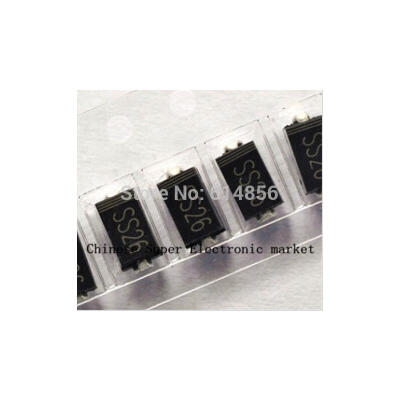 

100PCS SS26 SMD Schottky Barrier Rectifier Diode 2A 60V DO-214AC SMA