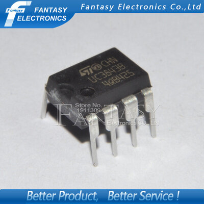 

10PCS UC3843B DIP8 UC3843BN UC3843 DIP new&original IC free shipping