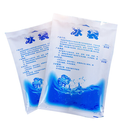 

TANHAO ice bag water injection type thickening insulation 400ML 5 Pack