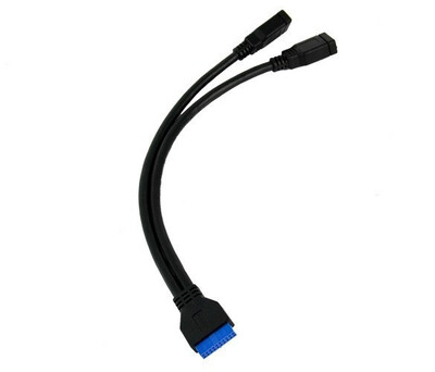 

Huayuan USB 30 20P Female To Double A Female Cable 20p F To AF 025m