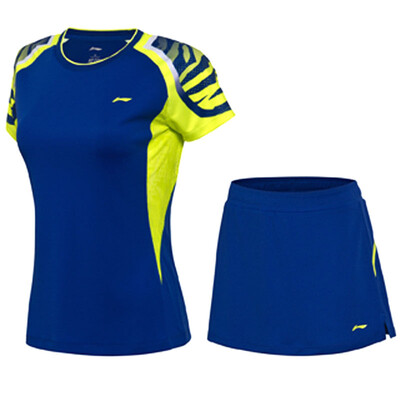 

Li Ning Men&39s Badminton Game Sports Suit Tops Shorts AATN013-2 Standard Black 2XL Code