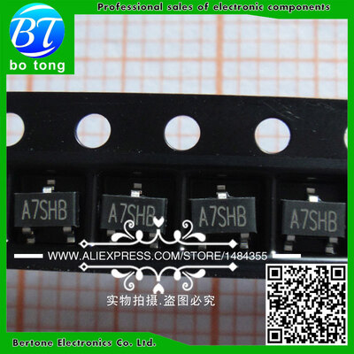 

100PCS free shipping SI2307 SI2307DS A7SHB SOT23-3L 25A30V