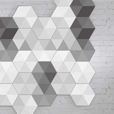 

​​wall stickers Nordic stereo simulation tile stickers wall stickers hexagonal non-slip floor stickers bathroom bathroom kitc