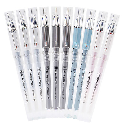 

Morning light &G excellent product series 05mm black reinforced full needle tube gel pen pen pen 10 box AGPB6802