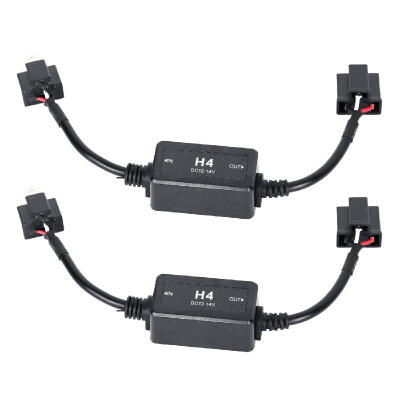 

H4 canbus wiring harness adapters