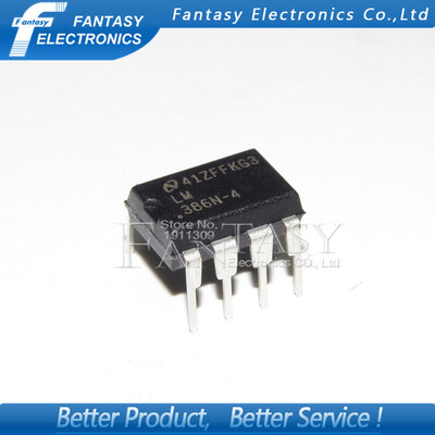 

10PCS LM386N-4 DIP8 LM386-4 DIP new and original IC free shipping