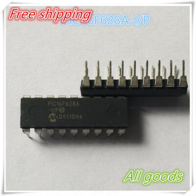 

5 PCS PIC16F628A-I/P DIP-18 PIC16F628A PIC16F628 16F628 Flash-Based 8-Bit CMOS Microcontrollers