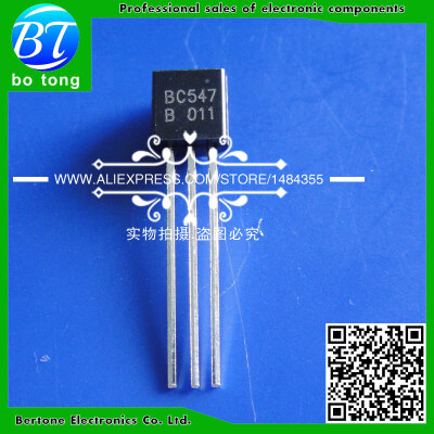 

Free Shipping 1000PCS BC547B BC547 100MA 45V TO-92 transistor