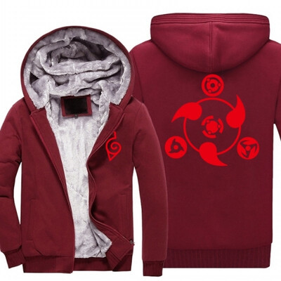 

2018 autumn hot anime sweatshirt men blood youth Uzumaki Naruto Fashion brand clothing hip hop fitness mens hoodies funny