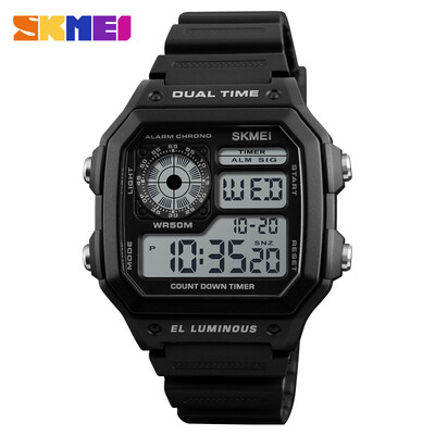 

SKMEI Mens Outdoor Sports Waterproof Luminous Electronic Digital Watch