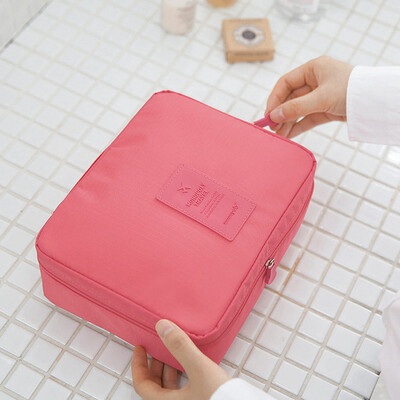 

Shouyou travel with large capacity second generation wash bag simple cosmetic bag storage bag multi-function travel storage bag JD-SN-01 watermelon red