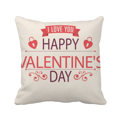 

Heart Lock Happy Valentines Day Love Square Throw Pillow Insert Cushion Cover Home Sofa Decor Gift