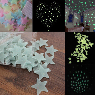 

NicerDicer Home Wall Night Glow Space Star Stickers Ceiling Decal Baby Kid Room Starry 96548