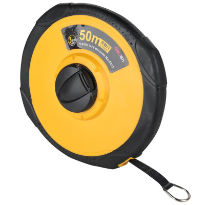 

DELI 8217 measuring precision variable speed leather tape / soft leather feet / engineering measuring ruler 50M