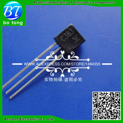 

Free shipping 2SC383 C383 TO-92 50PCS NPN Silicon Epitaxial Planar Transistor