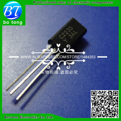 

Free shipping 2SC2235 C2235 NPN Transistor TO-92L 800mA 120V 08A Triode Transistor Low Power Transistor 100pcsbag
