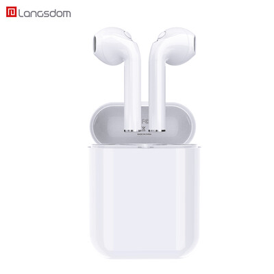 

Langston T7 Binaural Беспроводная Bluetooth-гарнитура TWS Mini Ультра-маленький невидимый воздух Отдельно от пшеницы Водяные джойстики стручки Наушники-вкладыши Белый