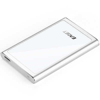 

Yijie EAGET G90 25-inch Fashion Full Metal Encryption USB30 High Speed ​​Mobile Hard Drive 2TB Silver