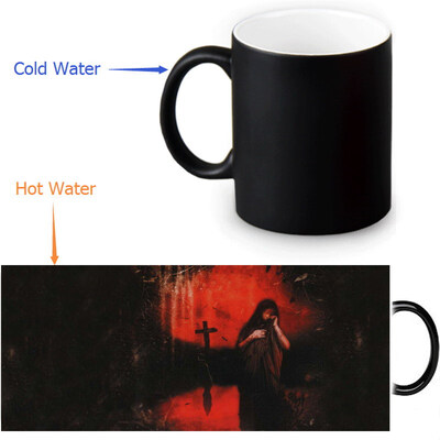 

Opeth Morphing Mug Color Change Tea Cup Волшебная молочная кружка для кофе
