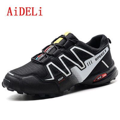 

AiDELi Outdoor sport shoes waterproof hiking shoes non-slip hiking shoes men fashion sneakers