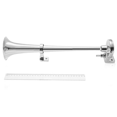 

17 inch Single Trumpet Air Horn 12V Compressor Super Loud 150DB