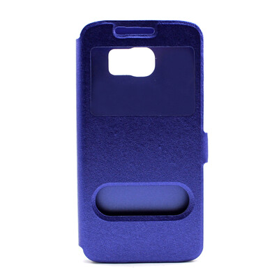 

Window Screen View Touch PU Leather Flip Stand Cover Case for Samsung Galaxy S6