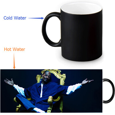 

Snoop Doggy 350ml12oz Heat Reveal Mug Color Change Coffee Cup Sensitive Morphing Mugs Magic Mug Milk Tea Cups