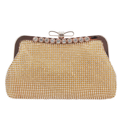

Fawziya Clutch Bow Evening Bag Soft Rhinestone Clutches For Women