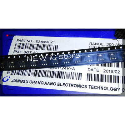 

Free Shipping 500pcs smd SS8050 Y1 SOT-89 NPN