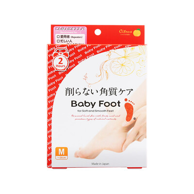 

Baby Foot foot membrane Japan imports to the foot itchy feet peeling rejuvenation to the skin dead skin calluses 120 minutes
