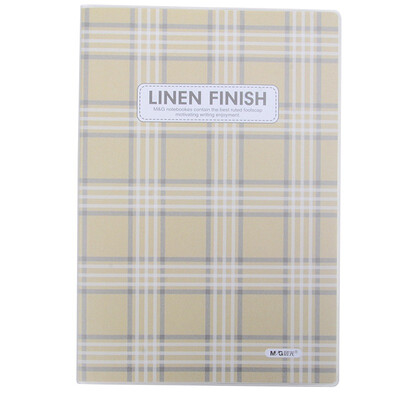 

Morning light  & G APY4F056 cloth B5 plastic cover this note book diary 100 pages yellow