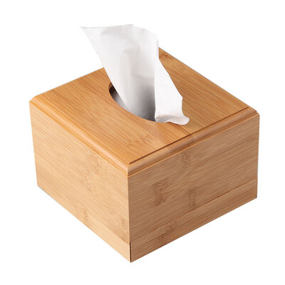 

Youjialiangpin box bamboo wood tissue box living room tray home carbonization process large lengthening