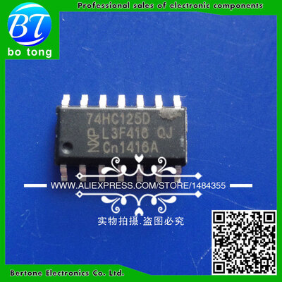 

200PCS 74HC125D SN74HC125D SN74HC125 74HC125 SOP-14
