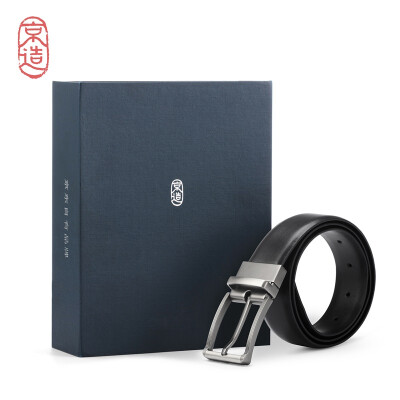 

Jingzao Men&39s Leather Belt Black