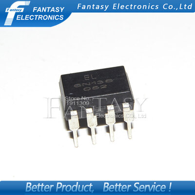 

10PCS EL6N136 DIP8 6N136 EL new&original IC free shipping