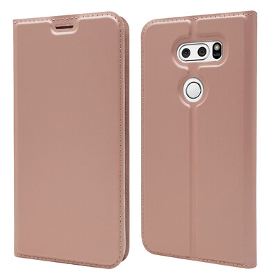 

Роскошный чехол для кошелька для LG V30 Высококачественная искусственная кожа с флип-обложкой Kickstand Anti-shock Full Protection