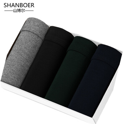 

Brand High Elastic Casual Men Underwear Boxers Sexy Comfortable 4 Pcs\Pack Colorful Boxers Men Shorts Pants