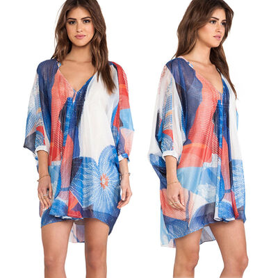 

CANIS@New Sexy Women's Summer Casual Sleeves Short Mini Dress