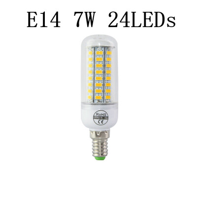 

E27 E14 220V Corn Lamps Energy saving Bulb LED Lamp Bulb Lights SMD 5730 Chandelier Spotlight LEDs Corn Bulb