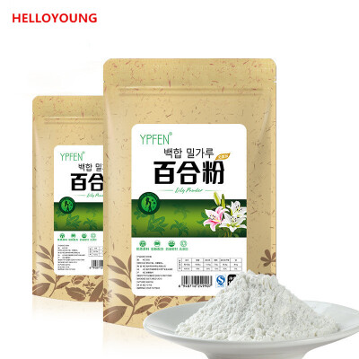 

C-TS024 New Arrial 100g White Lily Flour 100 Purely Natural Organic Lily Powder No Pigment Great Tea for human