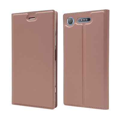 

Роскошный чехол для кошелька для Sony Xperia XZ1 Высококачественная искусственная кожа с флип-обложкой Kickstand Anti-shock Full Protection