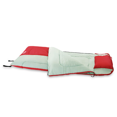 

PAVILLO adult sleeping bag 205x90cm pillow integrated 16kg outdoor adult warm sleeping bag self-driving equipment 68047 red