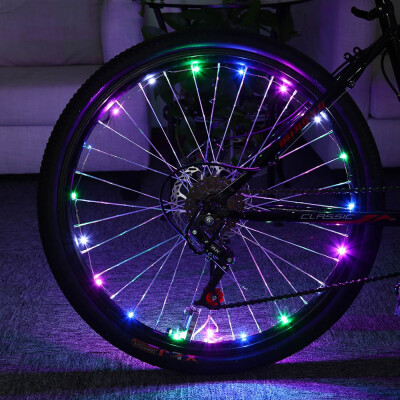 

Bicycle Cycling 20 LEDs Colorful Cool Safety Spoke Wheel Light Bike Accessories